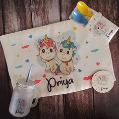 Personalised kids dining set