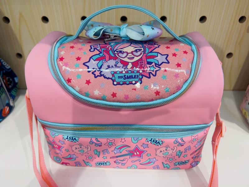 Kids double partition lunch bag