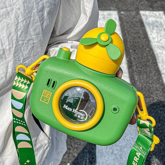 Cute camera sipper bottle