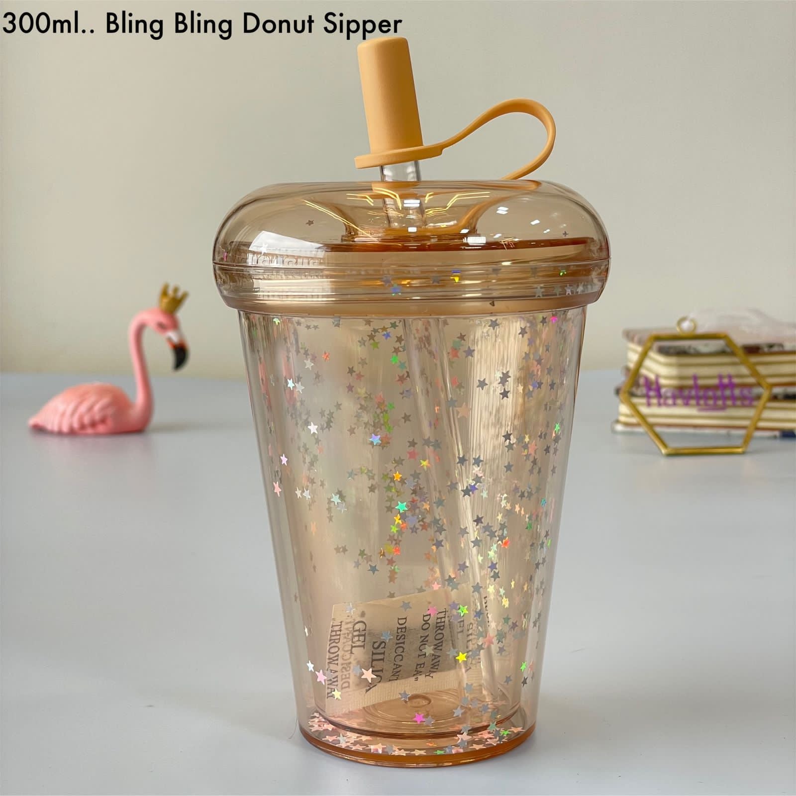 Bling bling donut sipper