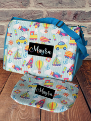 Personalised duffle combo