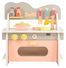 Cute pretend play wooden set